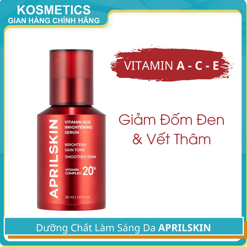 Tinh chất Sáng Da Bổ sung Vitamin APRILSKIN Vitamin A-C-E Brightening Serum 30ml