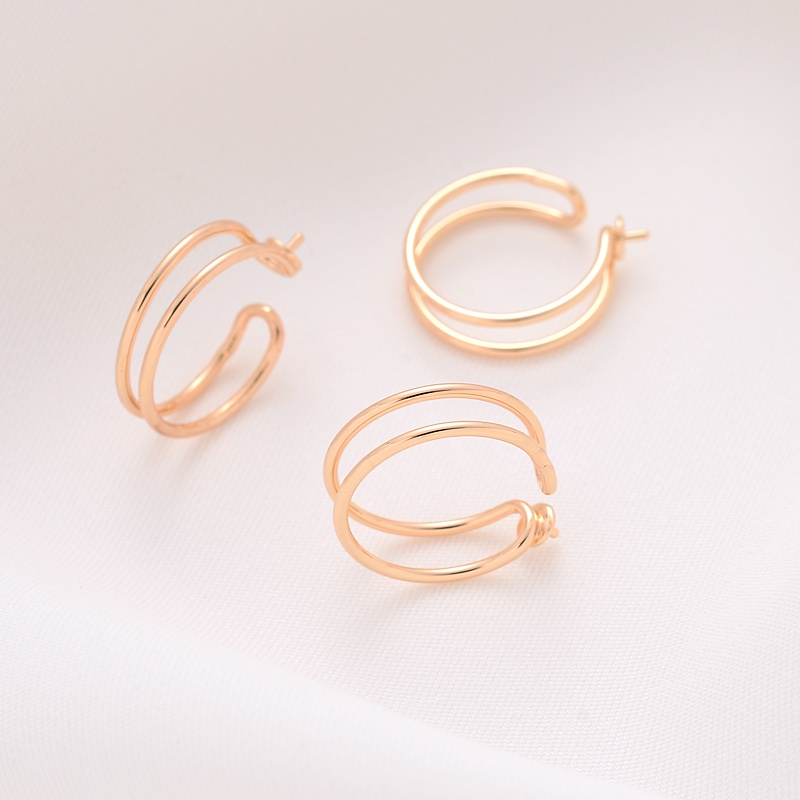 Giá Đỡ Nhẫn Hai Dây Bằng Đồng Mạ Vàng 14K diy