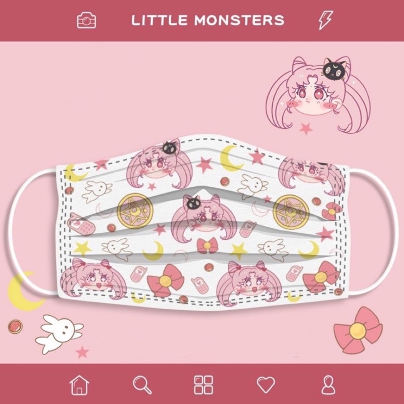 [Có sẵn] Khẩu Trang Hoạt Hình Cute