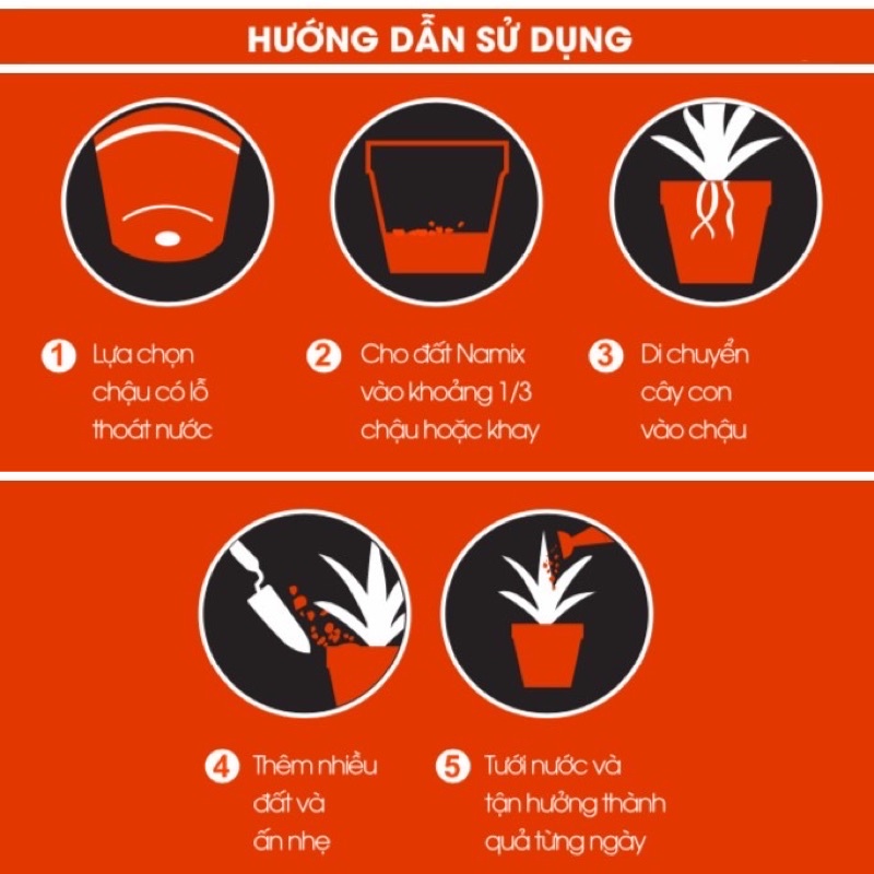 Đất chuyên dụng trồng sen đá đã trộn sẵn
