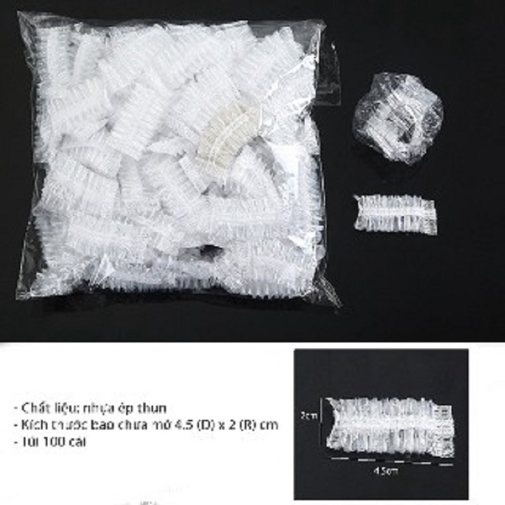 Bao trùm tai chống nước khi tắm hoặc làm tóc, nhuộm tóc (100c/túi)_Phụ kiện làm tóc_V01PK86