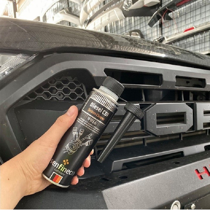 Hệ Thống Phun và Xả Máy Dầu Senfineco 9916  Diesel CDI System Cleaner làm sạch tổng thể hệ thống dẫn dầu và bơm cao áp.