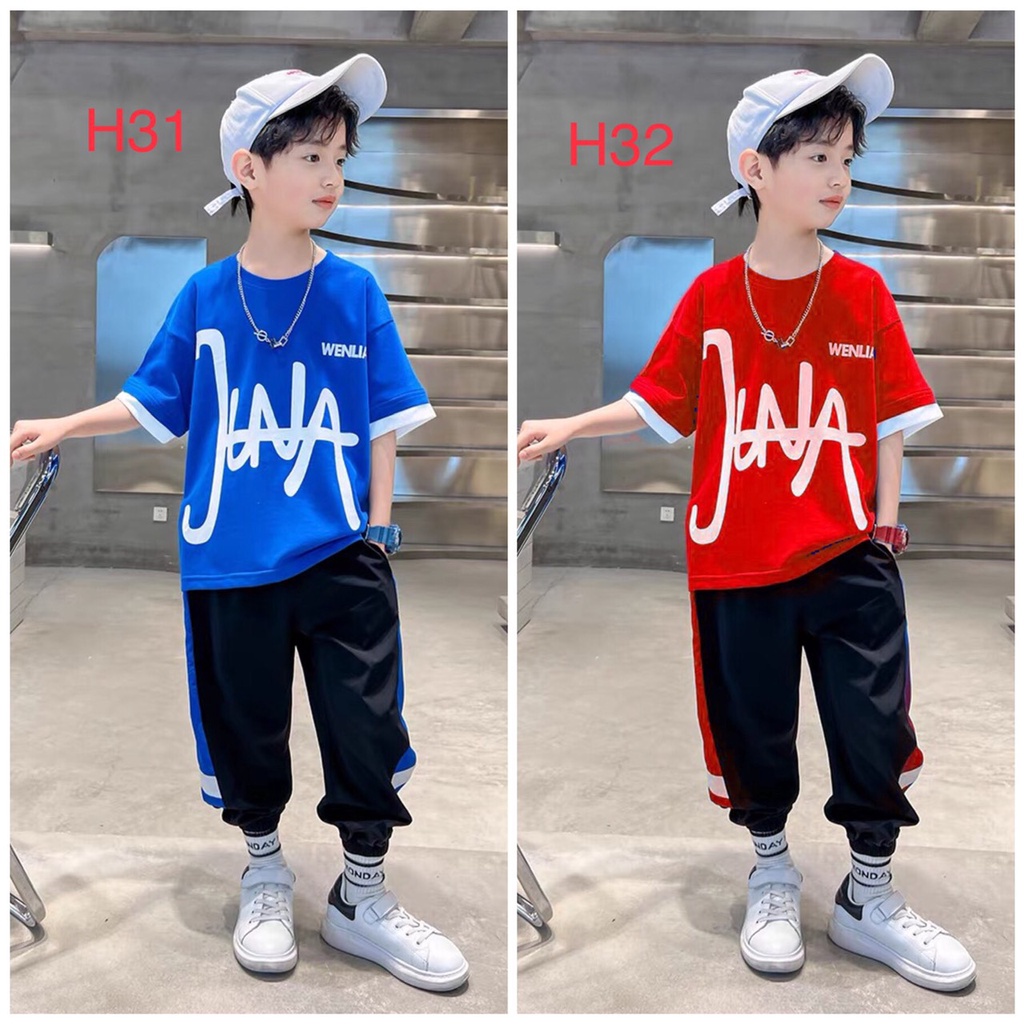 Tặng mũ từ 3 bộ. Sét thu đông size 20-55kg, mã H31-H32, Chất vải cotton đẹp