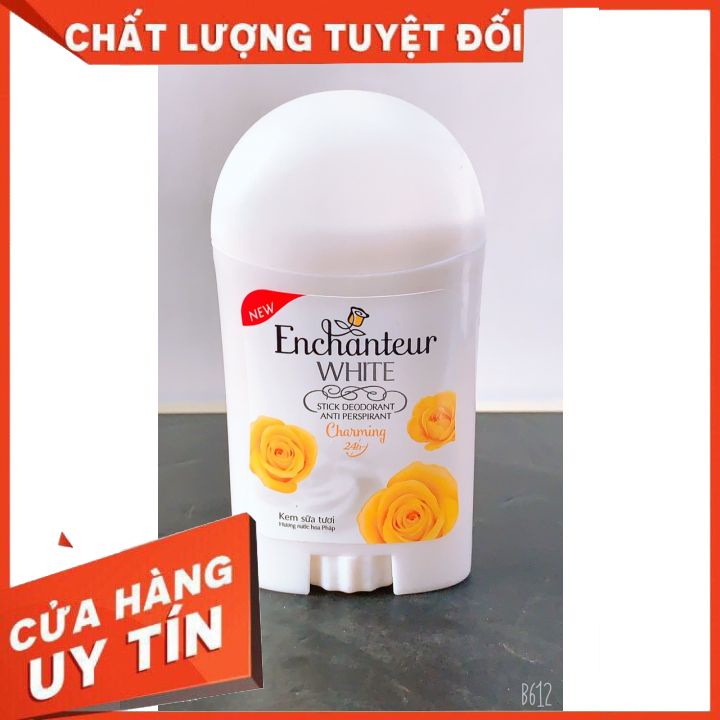 sáp khử mùi Enchanteur 40g (mẫu mới đủ màu đủ mùi )khử mùi nách dành cho nữ giới - hương hoa hồng phápgiữ hương thơm lâu