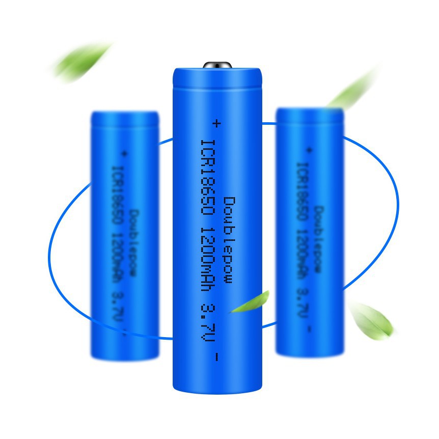 Pin 18650 1200mAh  Chính hãng DOUBLEPOW