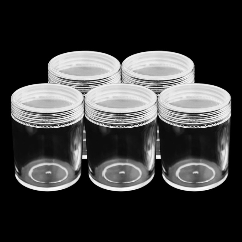 Chai Nhựa Trong Suốt 100ml Đựng Đồ Chơi Chất Nhờn Ma Quái Slime Tiện Dụng Mang Theo Du Lịch