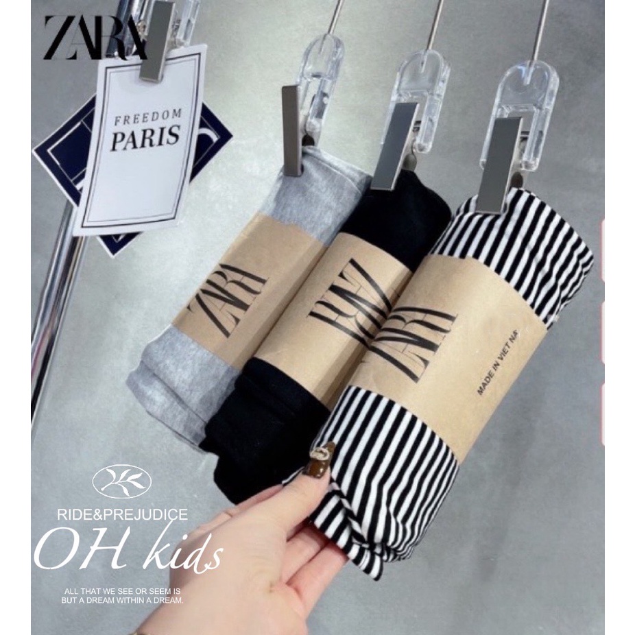 Quần legging cho bé gái, quần legging ZA,RAAA chất zip QC xịn sò cho bé