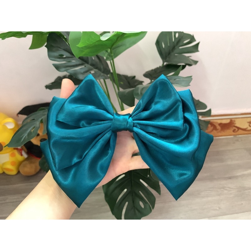 Kẹp nơ tiểu thư xinh xắn cho nữ  ( hàng thiết kế- nơ 3 tầng)