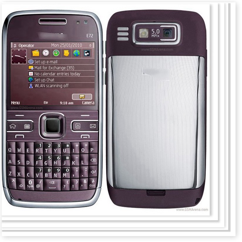 Điện thoại Nokia E72 hàng đẹp độc hiếm hỗ trợ 3g wifi pin 1500mah màn hình sắc nét - DT0108