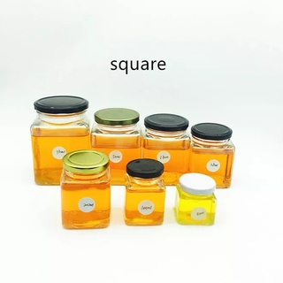 Hũ thủy tinh vuông 100 ml
