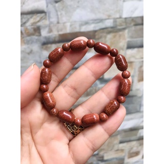 Vòng tay lu thống đá kim sa ánh kim