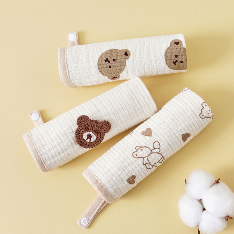 Khăn Cotton Mềm Mại Hình Vuông Tiện Dụng Cho Em Bé