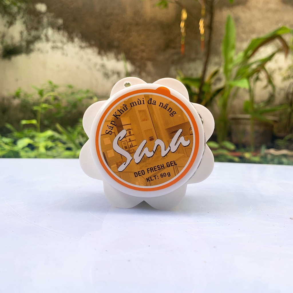 Sáp Khử Mùi Đa Năng Sara 60g - Sáp Thơm Khử Mùi Phòng, Nhà Bếp,..