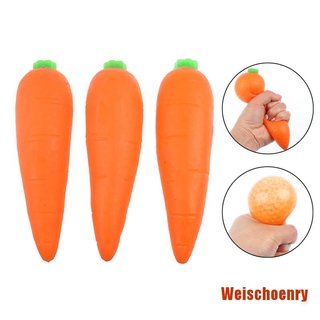 Đồ Chơi Xốp Squishy Giảm Stress Hình Củ Cà Rốt Dễ Thương Cho Bé