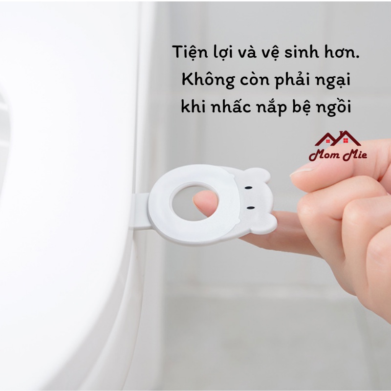 Một dụng cụ mở, đóng nắp bồn cầu, bệ ngồi bồn cầu vệ sinh, an toàn - J208