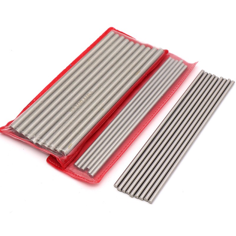 10 thanh dao tiện thép gió tròn HSS dài 100mm đường kính 1-3mm
