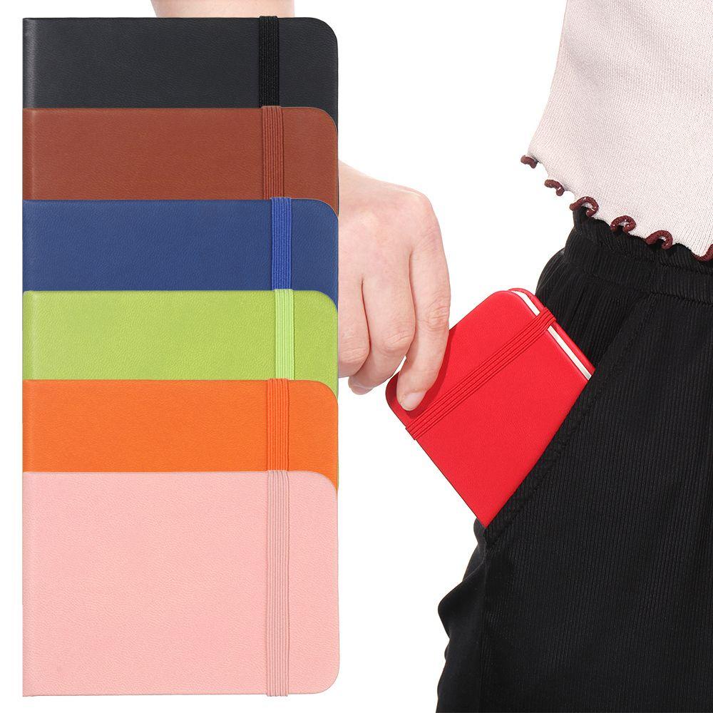 PISTA Sổ Ghi Chú A7 Mini Bỏ Túi Màu Sắc Dễ Thương