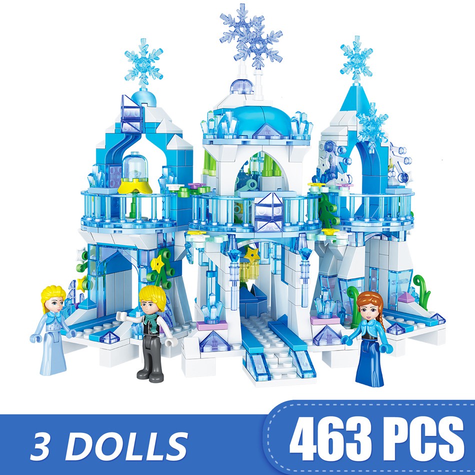 Bộ Đồ Chơi Lắp Ghép 463 Mảnh Ghép Theo Chủ Đề Phim Frozen
