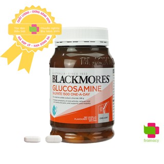 (Hà Nam) Viên uống xương khớp Blackmores Glucosamine Sulfate 1500, Úc (180 viên) giúp tái tạo sụn khớp, giảm đau khớp