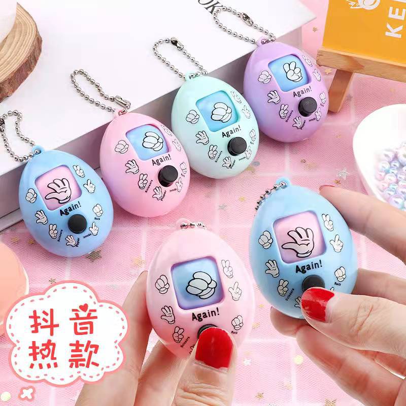 Móc Khóa Hình Quả Trứng Vui Nhộn Sáng Tạo Màu Sắc