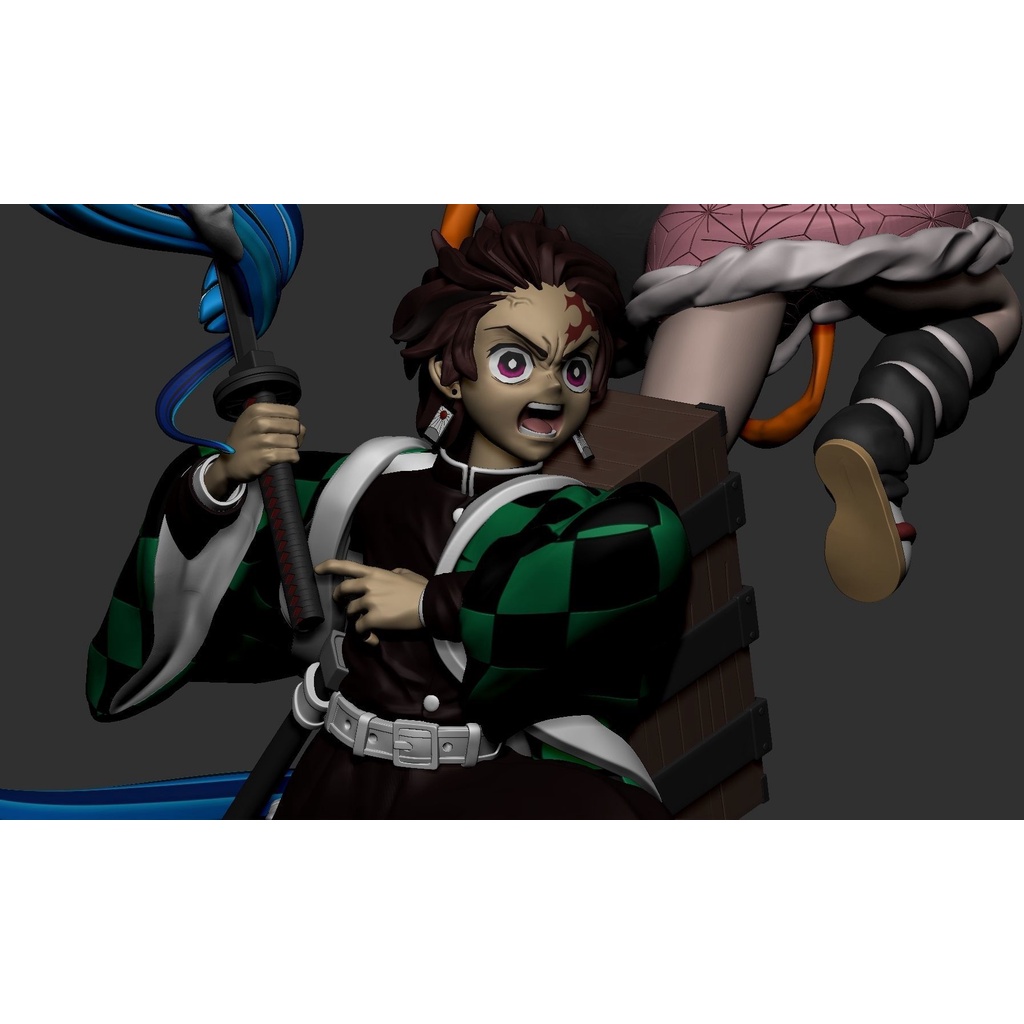 File in 3D Tanjiro and Nezuko - Kimetsu no Yaiba