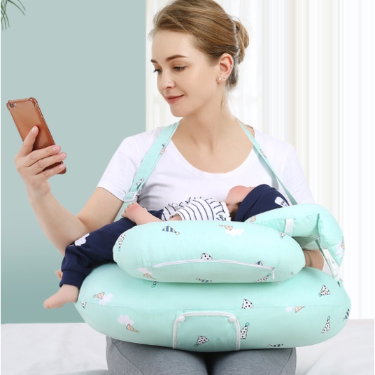Đệm ôm cho bé ngủ, bú vật dụng cho bé chăm sóc trẻ sơ sinh