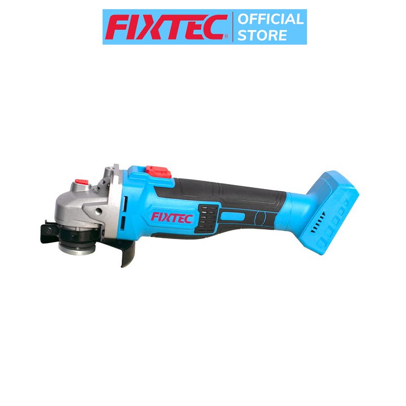 Thân máy mài góc dùng pin FIXTEC FCAG100LFX động cơ không chổi than, dùng cắt, mài đá, đánh bóng bề mặt kim loại