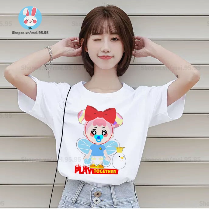 Áo thun Play Together giá rẻ - Cute Baby - Hình in cực nét dễ thương