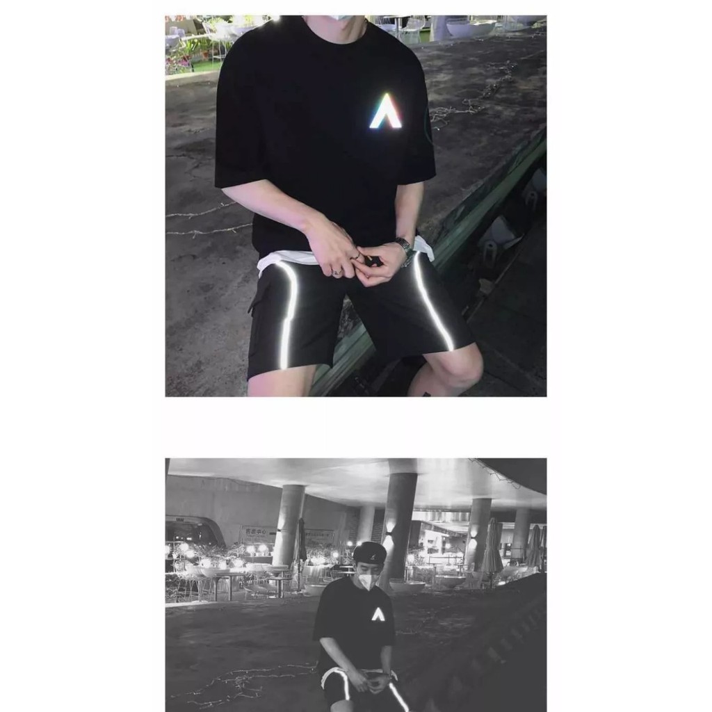 Áo thun Stee Phản quang 7 màu OV Unisex