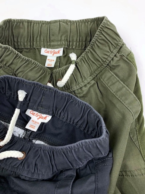 Quần shorts KaKi phối cho Bé Trai 16kg - 50kg