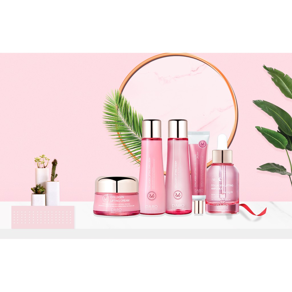 Tinh chất Cao cấp Collagen nâng cơ - DABO Collagen Lifting Ampoule Nâng cơ da, Làm mờ nếp nhăn, Trắng da
