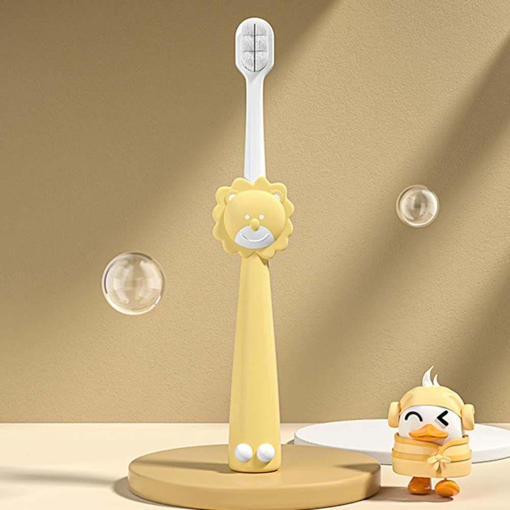 Bàn Chải Đánh Răng Mát Xa Tay Cầm Malcom Tiện Lợi Cho Bé 2-10 Tuổi