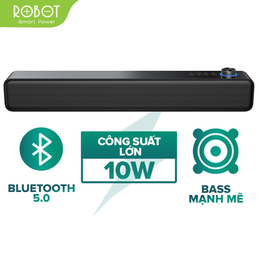 [Mã ELHACE giảm 4% đơn 300K] Loa Bluetooth Để Bàn SoundBar ROBOT RB480 Công Suất 10W Pin 1200mAh(Bảo hành 12 tháng)