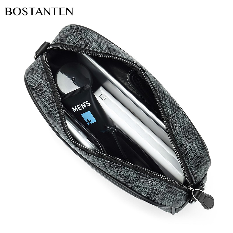 【Mã BOST1002, Đổi 20K】Túi đeo chéo BOSTANTEN thiết kế đơn giản sang trọng cho nam giới