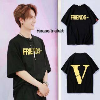 Áo phông Friend màu vàng Vương Nhất Bác [ Hàng đẹp hình siêu bền]
