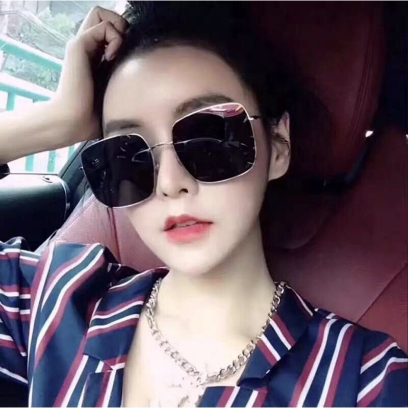 Mắt Kiếng Thời Trang Unisex Gọng Kim Loại Chống Tia UV... Nhiều Màu Để Lựa Chọn!
