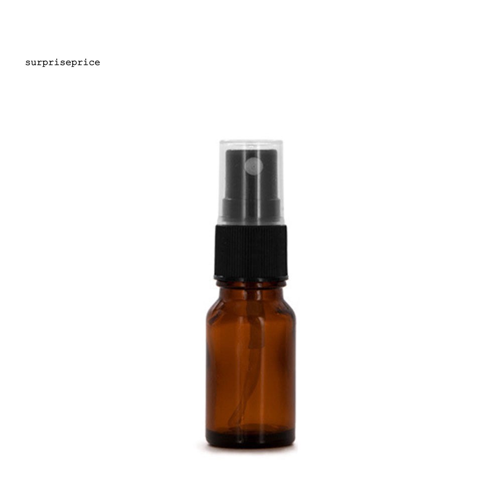 Bình Xịt Rỗng Bằng Thủy Tinh Màu Hổ Phách 10/15/20/30/50/100ml