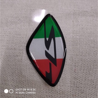 TEM LOGO CHỮ SH TRANG TRÍ XE (MÀU CỜ NƯỚC Ý)