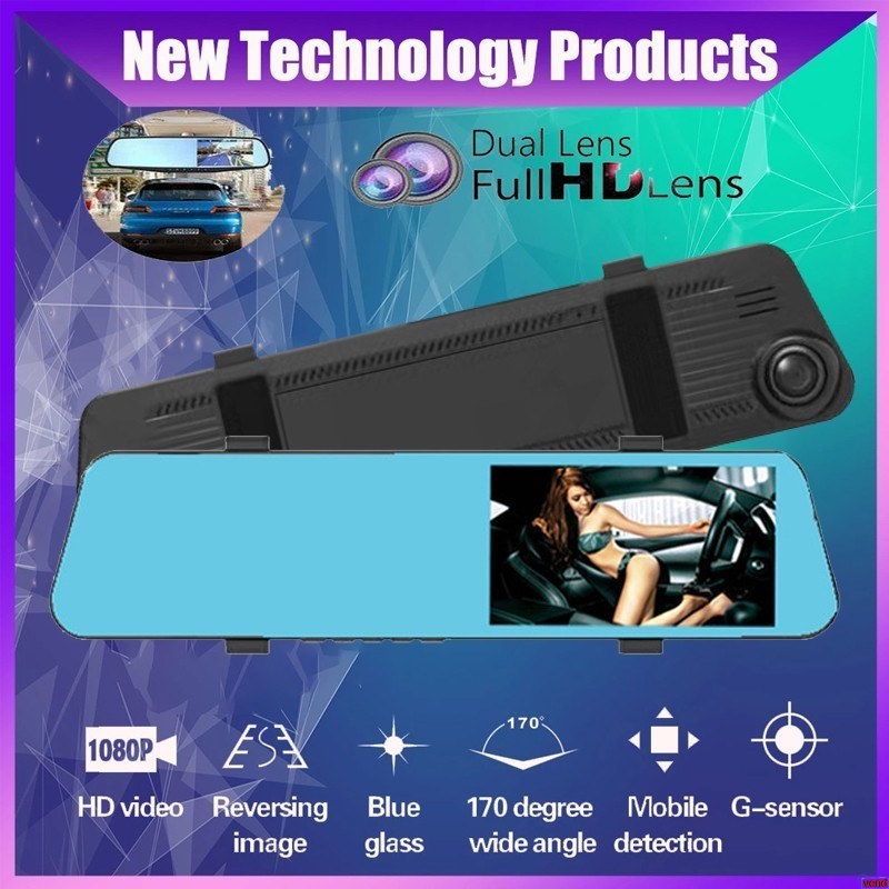 Camera Hành Trình Vend Màn Hình 4.5 Inch Cho Xe Hơi + Bộ Phụ Kiện Đi Kèm | BigBuy360 - bigbuy360.vn