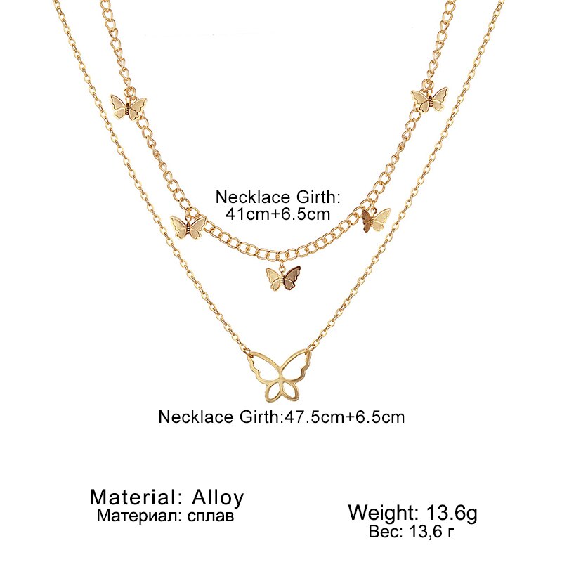 Vòng Cổ Choker Mặt Bướm Nhiều Thiết Kế Tùy Chọn Cổ Điển Thời Trang Cho Nữ