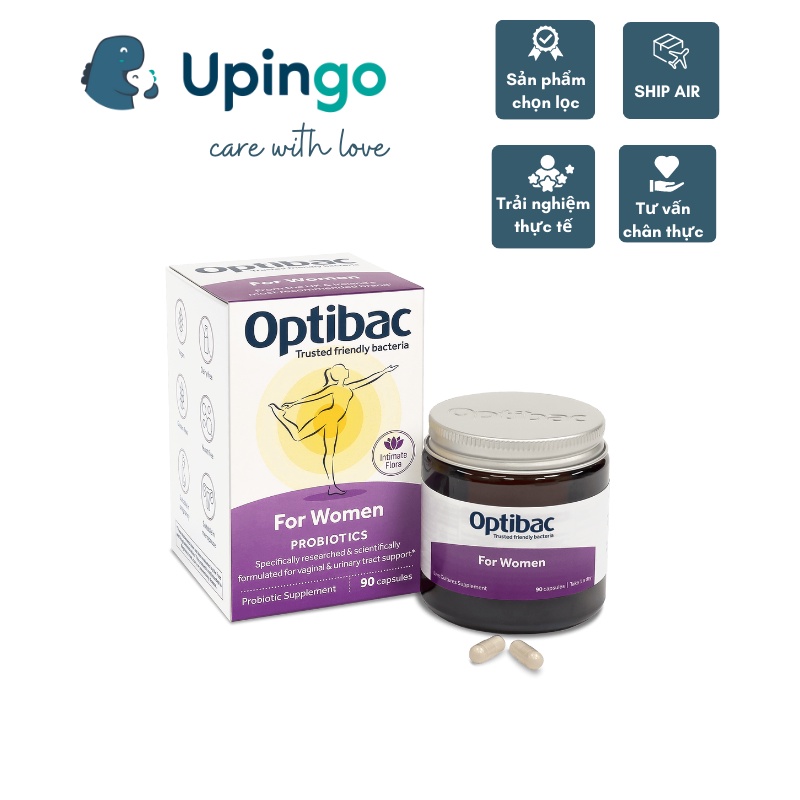 Men vi sinh Optibac tím - Optibac For Women Probiotics - 30 90 viên thumbnail
