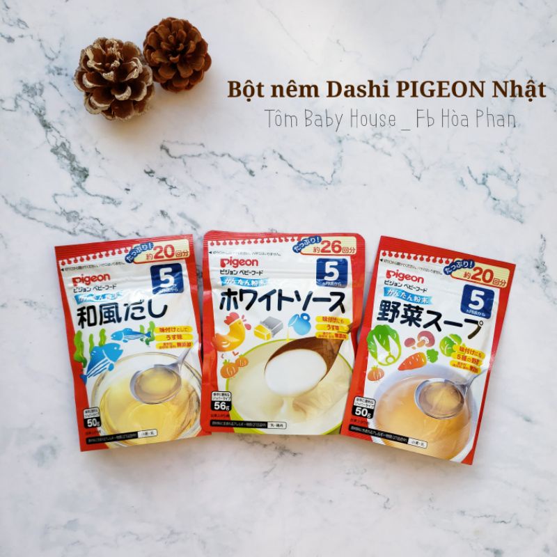 Bột nêm Dashi PIGEON Nhật cho bé từ 5m+