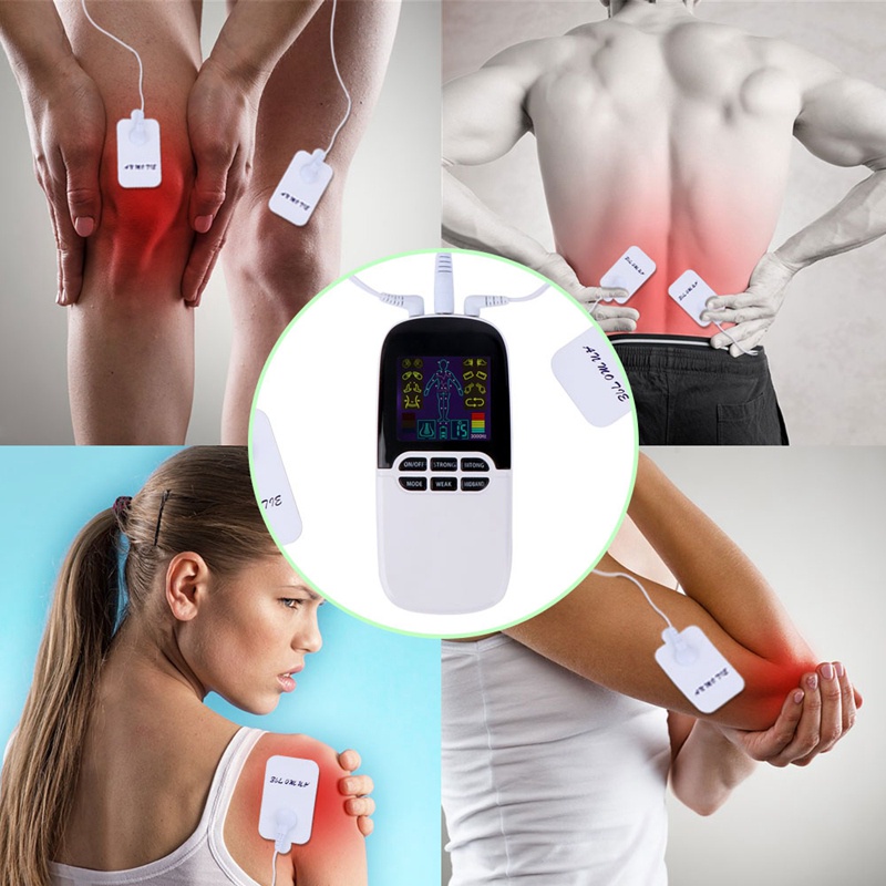 Rechargeable TENS Unit Health Herald Digital Therapy Machine EMS TENS Machine Physiotherapy Body Neck Massage