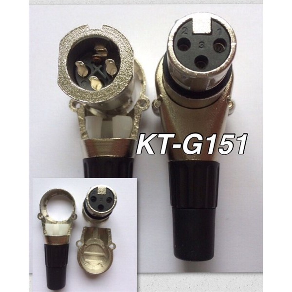 Đầu Jack hàn Canon cong  đực cái