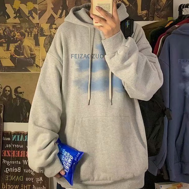 Áo hoodie dáng rộng trẻ trung năng động cho cả nam và nữ | BigBuy360 - bigbuy360.vn