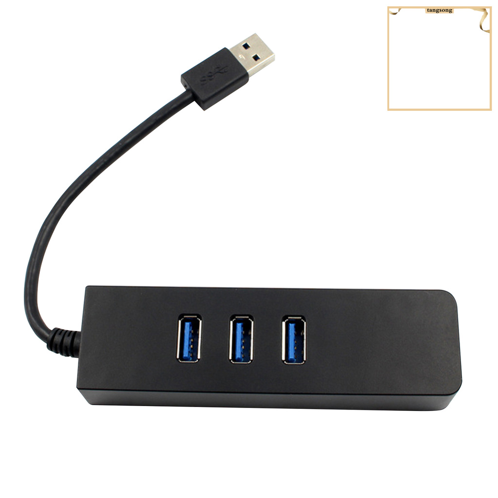 Cáp Chuyển Đổi 3 Cổng Usb 3.0 Gigabit Ethernet Lan Rj45