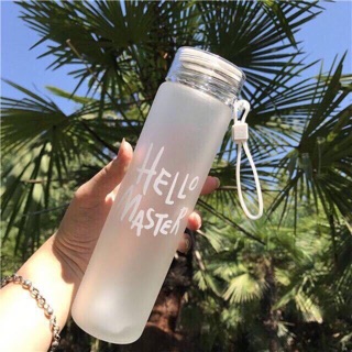 Set 5 Bình thuỷ tinh hello master 450ml