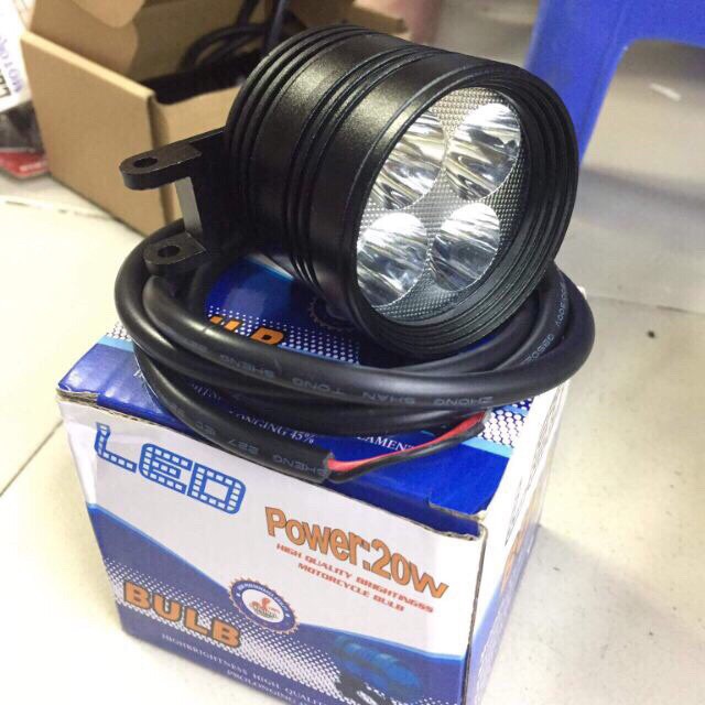 Đèn pha led trợ sáng L4 - 4 Tim hộp xanh