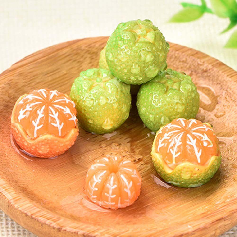 Set 10 Trái Cam Nhựa Dùng Để Trang Trí Nhà Búp Bê