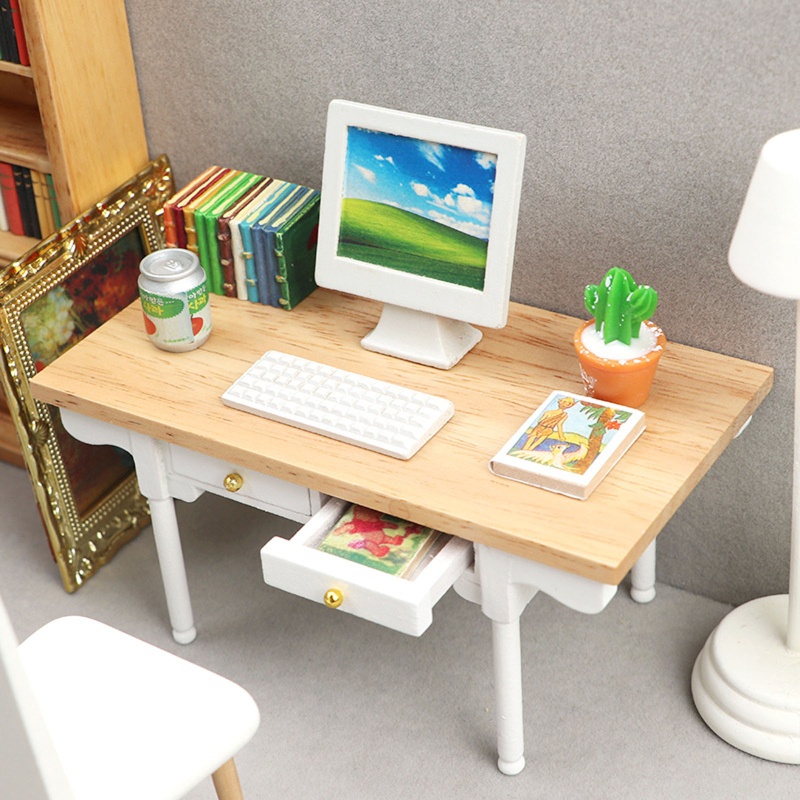 Mô Hình Phòng Khách Để Bàn Kích Thước 1 / 12 Độc Đáo Trang Trí Nhà Búp Bê